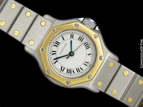 cartier santos octogon|cartier santos octagon ladies watch.